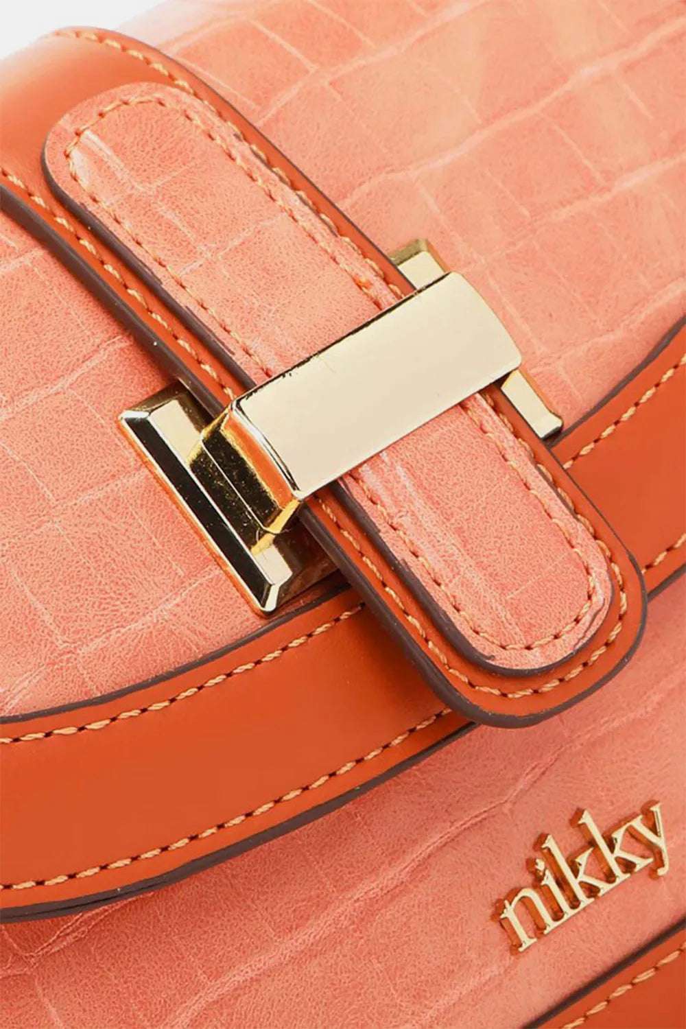 Nicole Lee USA Croc Embossed Crossbody Bag - Crossbody Bag by Trendsi | Available at Handbags Specialist Headquarter