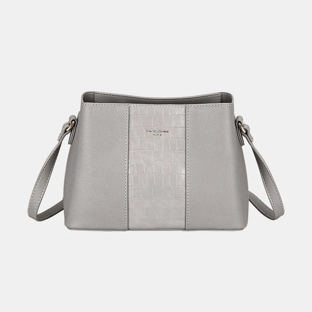 David Jones PU Leather Crossbody Bag - Crossbody Bag by Trendsi | Available at Handbags Specialist Headquarter