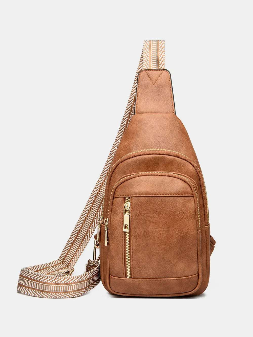 PU Leather Adjustable Strap Crossbody Bag - Crossbody Bag by Trendsi | Available at Handbags Specialist Headquarter