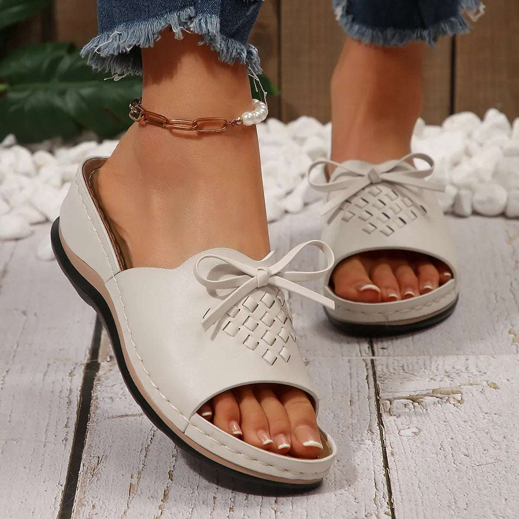 Open Toe Wedge Sandals - Women Sandals by Trendsi | Available at Handbags Specialist Headquarter