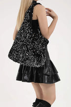 Sequin Polyester Handbag - Tote Bag by Trendsi | Available at Handbags Specialist Headquarter