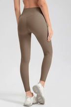 Wide Waistband Sport Leggings - Leggings by Trendsi | Available at Handbags Specialist Headquarter