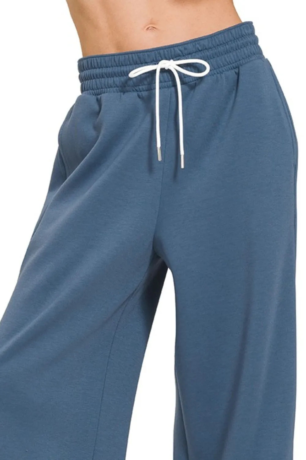 Zenana Scuba Drawstring Pants - Women Pants by Trendsi | Available at Handbags Specialist Headquarter