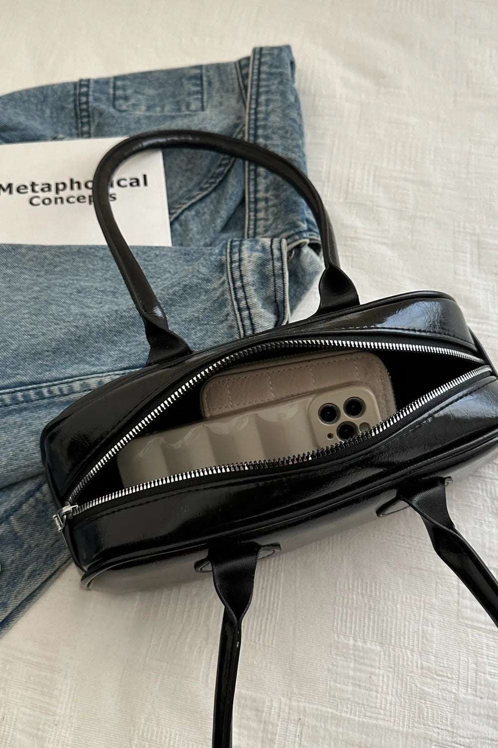 PU Leather Shoulder Bag - Crossbody Bag by Trendsi | Available at Handbags Specialist Headquarter