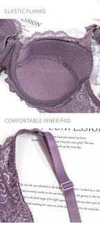 LuxeGather Lace: Large, Comfy Bra for Ultimate Support