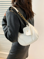 PU Leather Shoulder Bag with EarPods Bag - Crossbody Bag by Trendsi | Available at Handbags Specialist Headquarter