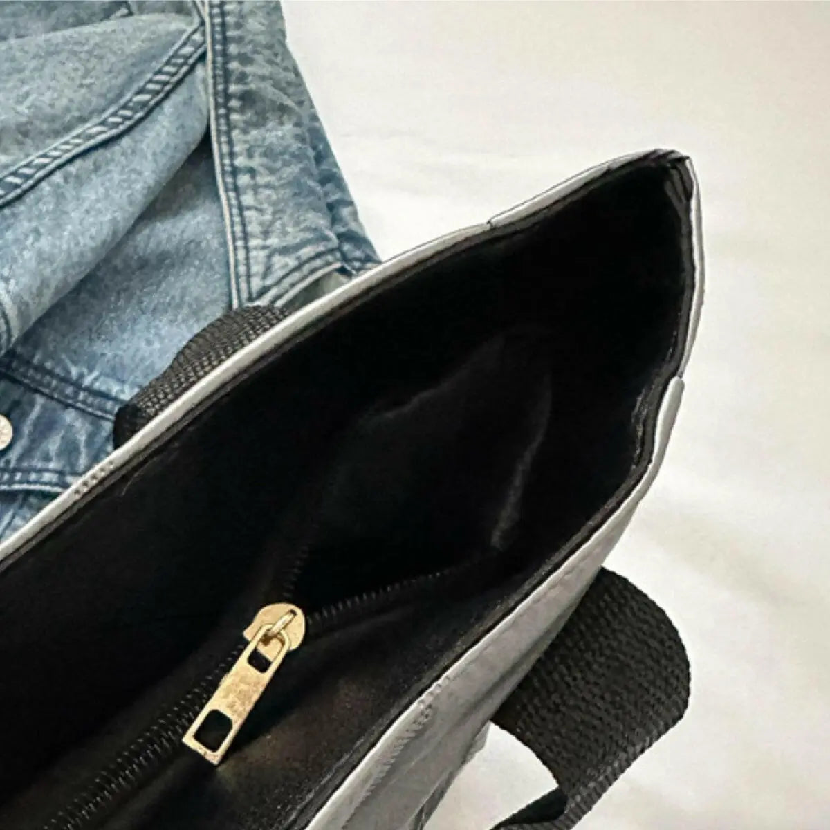 Polyester Tote Bag with Zipper - Tote Bag by Trendsi | Available at Handbags Specialist Headquarter