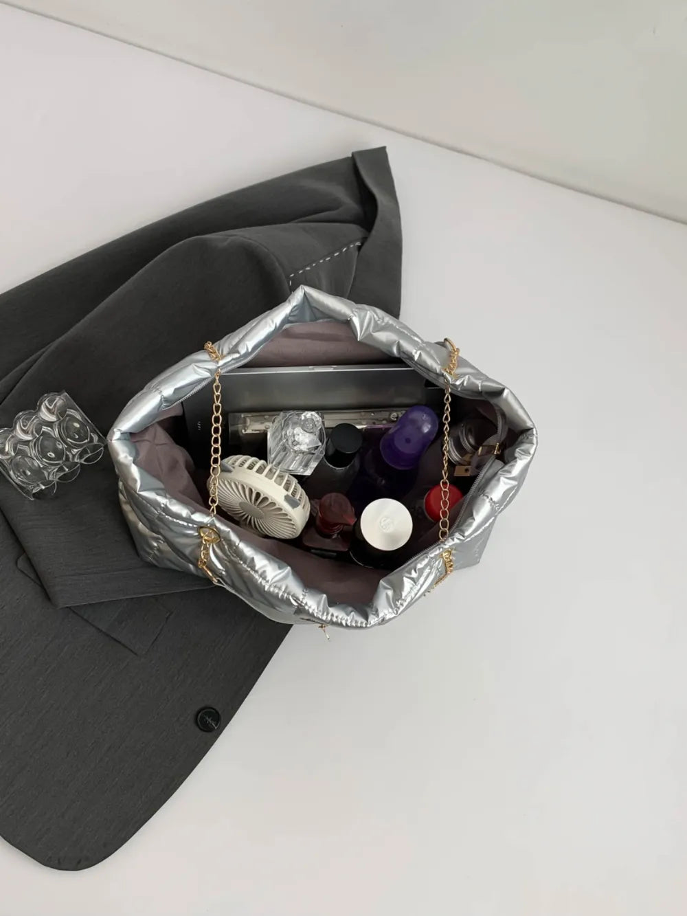 Bubble Texture Tote Bag - Tote Bag by Trendsi | Available at Handbags Specialist Headquarter