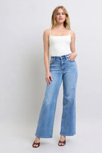 Judy Blue Full Size Wide Leg Jeans with Pockets - Women / Jeans & Denim by Trendsi | Available at Handbags Specialist Headquarter