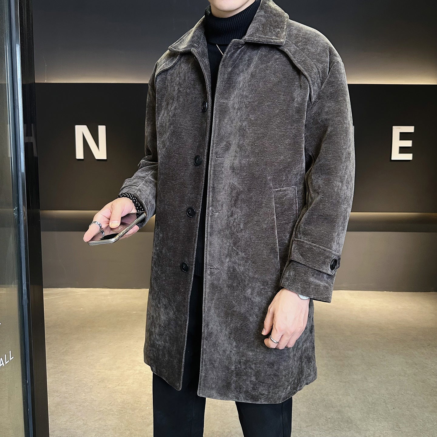 Chenille Cotton Wool Thick Windproof Coat