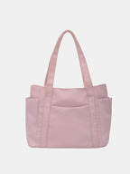 Oxford Cloth Tote Bag with Zipper - Tote Bag by Trendsi | Available at Handbags Specialist Headquarter
