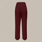 Chic High-Waist Wide Leg Pants - Daily Wear Essential