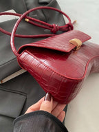 PU Leather Texture Crossbody Bag - Crossbody Bag by Trendsi | Available at Handbags Specialist Headquarter