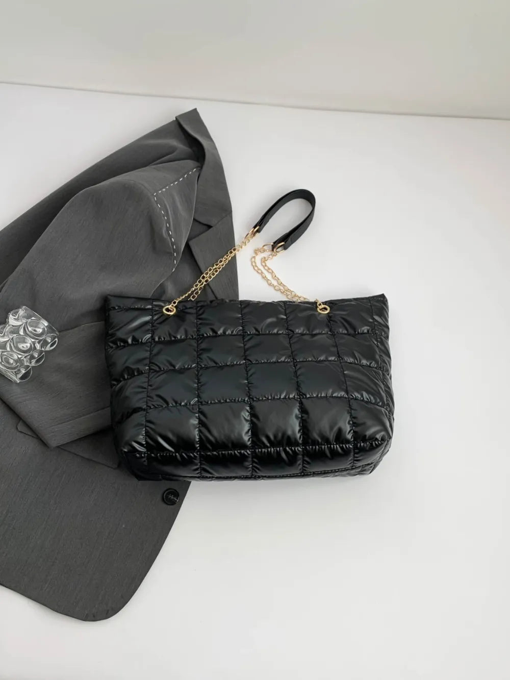 Bubble Texture Tote Bag - Tote Bag by Trendsi | Available at Handbags Specialist Headquarter