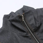 Men's Washed Zip Up Denim Jacket - Men's jackets by Trendsi | Available at Handbags Specialist Headquarter