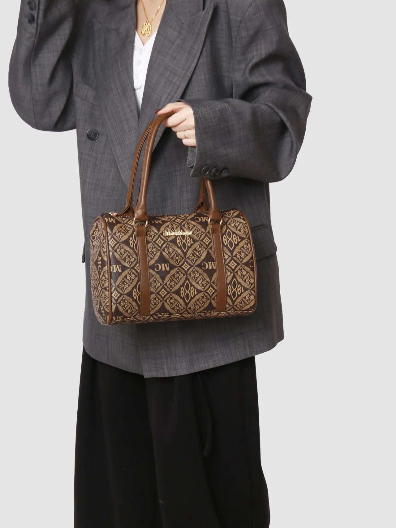 6-Piece Geometric Pattern Bag Set - Wallet by Trendsi | Available at Handbags Specialist Headquarter