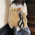 Straw Woven Handbag - handbags by Trendsi | Available at Handbags Specialist Headquarter