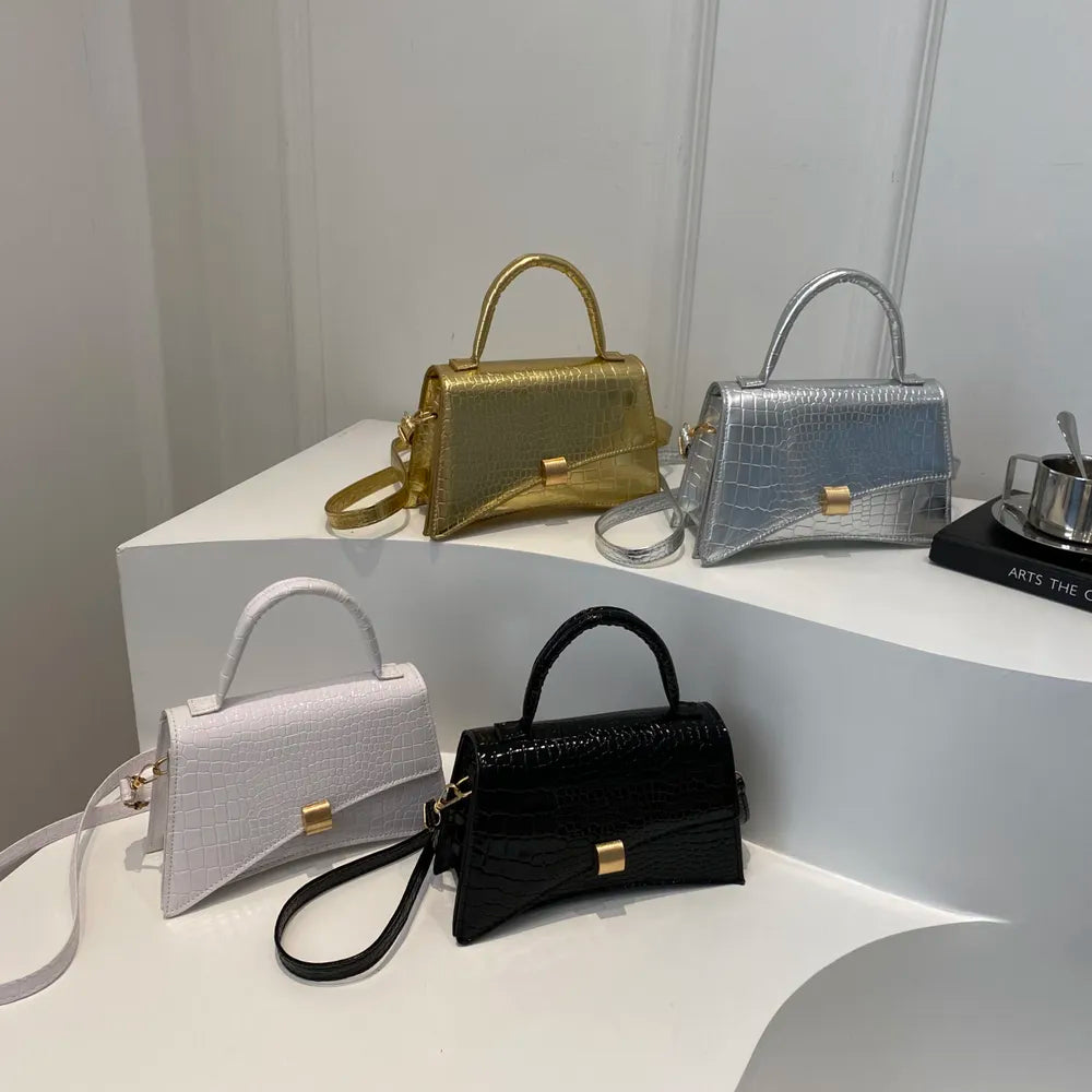 Solid Color PU Leather Handbag - handbags by Trendsi | Available at Handbags Specialist Headquarter