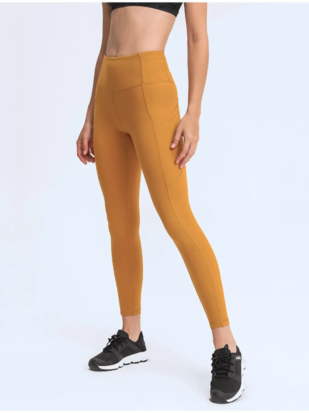 Millennia Wide Waistband Leggings with Pockets - Leggings by Trendsi | Available at Handbags Specialist Headquarter