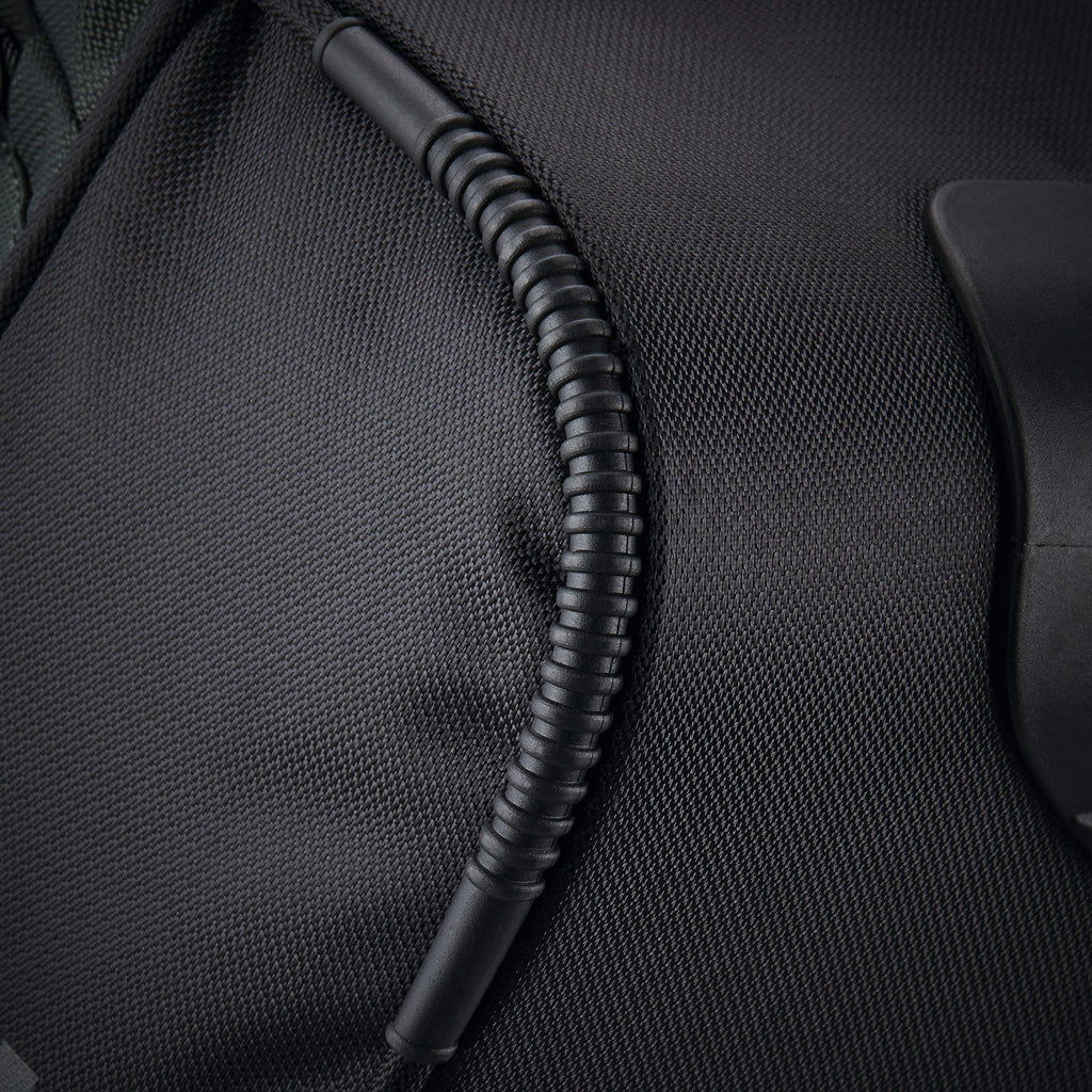 Andante 2 Rolling Duffel - 22 Sleek Black Travel Bag -  by Handbags Specialist Headquarter | Available at Handbags Specialist Headquarter