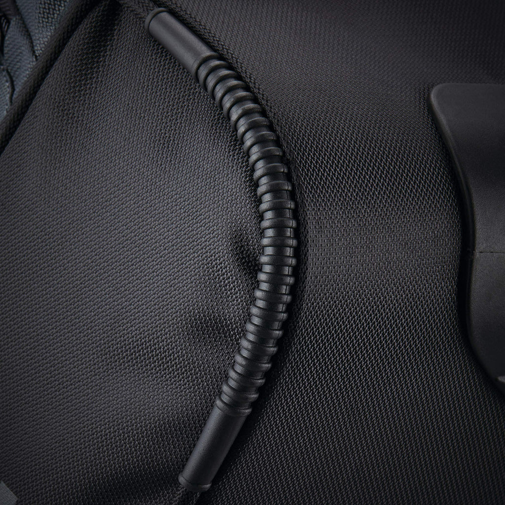 Andante 2 Rolling Duffel - 22 Sleek Black Travel Bag -  by Handbags Specialist Headquarter | Available at Handbags Specialist Headquarter