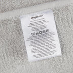 Soft Silver Banded Bath Rug Mat - Decor by Handbags Specialist Headquarter | Available at Handbags Specialist Headquarter