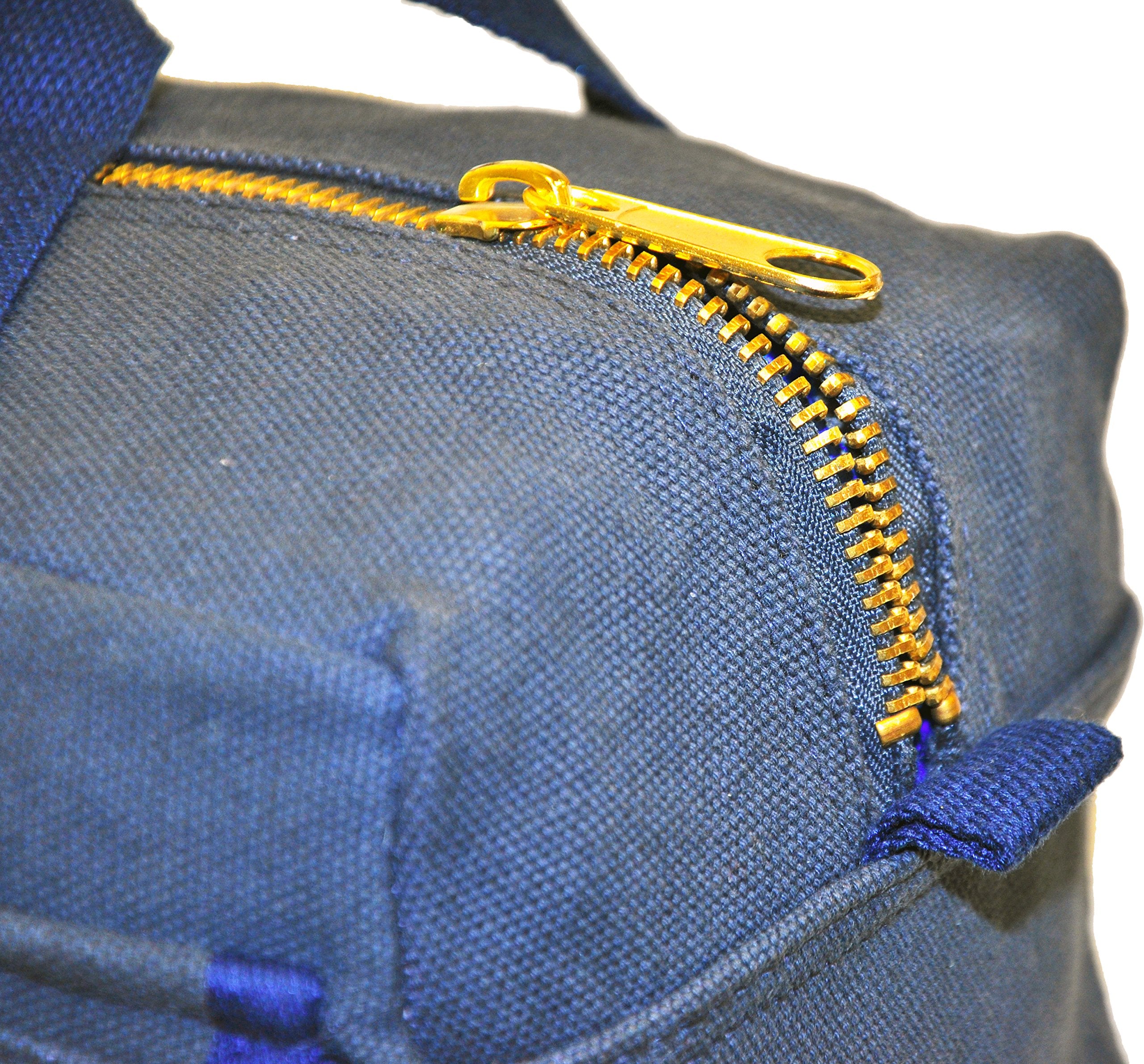 Waxed Canvas Military Duffle Bag, Olive Green