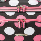 Rockland Expandable Dot Luggage Set - 2 Piece -  by Handbags Specialist Headquarter | Available at Handbags Specialist Headquarter