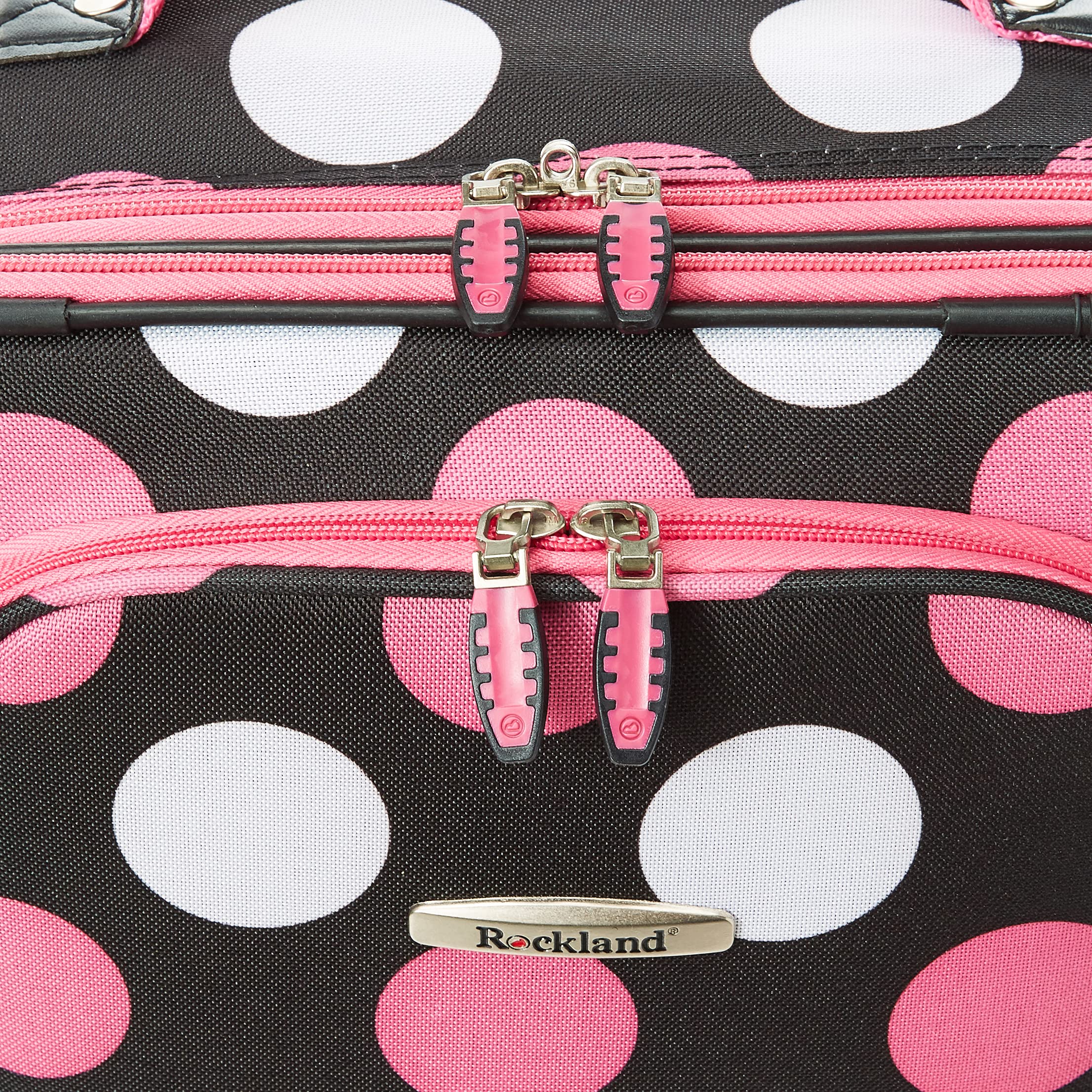 Rockland Expandable Dot Luggage Set - 2 Piece -  by Handbags Specialist Headquarter | Available at Handbags Specialist Headquarter