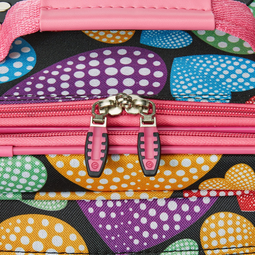 Rockland Expandable Dot Luggage Set - 2 Piece -  by Handbags Specialist Headquarter | Available at Handbags Specialist Headquarter