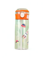 AstroDrip - 560 ml Water Bottle for Kids with Straw | BPA-Free & Non-Toxic | Fun UFO & Rocket Cartoon Print | Leak-Proof School & Travel Bottle for Boys & Girls NOV6328. - Water Bottles by Yoga Gym Dropshipping Store | Available at Handbags Specialist Headquarter