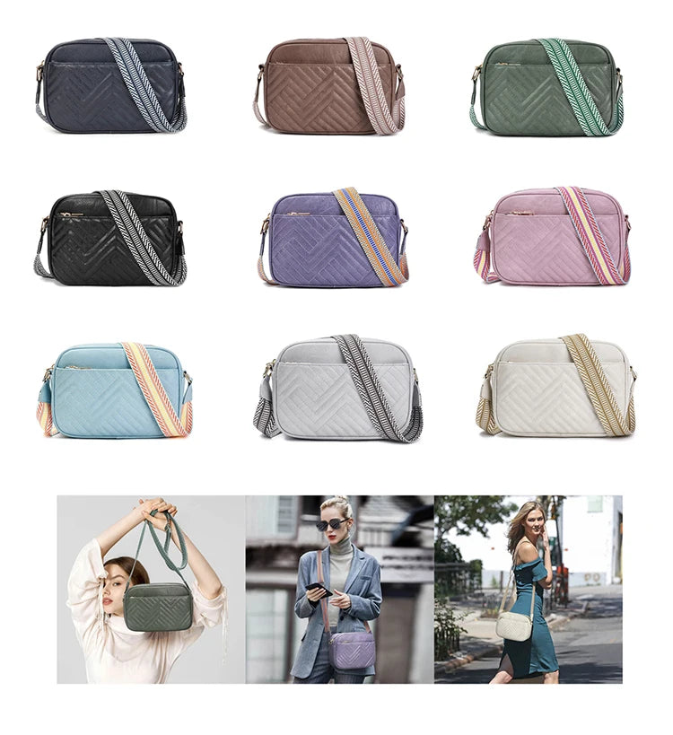 Trending Designer Women Leather Crossbody Shoulder Bag Ladies Elegant Messenger Cross Body Sling Bag for Girls - Crossbody Bag by Handbags Specialist Headquarter | Available at Handbags Specialist Headquarter