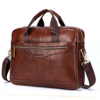 Men Genuine Leather Handbags Casual Leather Laptop Bags Male Business Travel Messenger Bags Men's Crossbody Shoulder Bag -  by LACHIOUR Store | Available at Handbags Specialist Headquarter