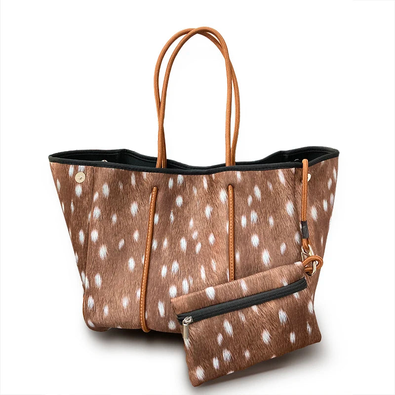 Hot Selling Women Handbags Ladies Perforated Carrying Sea Neoprene Beach Handbag Summer Neoprene Bags for Women - Handbags by Handbags Specialist Headquarter | Available at Handbags Specialist Headquarter