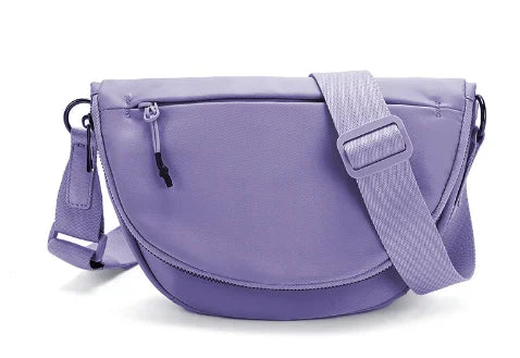 New Lulu Waterproof Nylon Fanny Pack Chest Bag Purse for Women Girl Waist Bag Crossbody Cute Belt Sport Messenger Bag - Crossbody Bag by Handbags Specialist Headquarter | Available at Handbags Specialist Headquarter