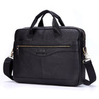 Men Genuine Leather Handbags Casual Leather Laptop Bags Male Business Travel Messenger Bags Men's Crossbody Shoulder Bag -  by LACHIOUR Store | Available at Handbags Specialist Headquarter