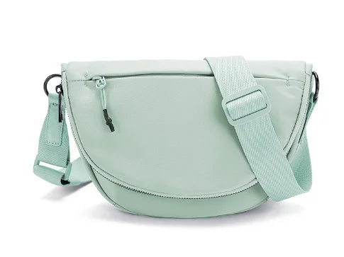 New Lulu Waterproof Nylon Fanny Pack Chest Bag Purse for Women Girl Waist Bag Crossbody Cute Belt Sport Messenger Bag - Crossbody Bag by Handbags Specialist Headquarter | Available at Handbags Specialist Headquarter