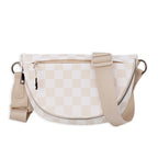 New Lulu Waterproof Nylon Fanny Pack Chest Bag Purse for Women Girl Waist Bag Crossbody Cute Belt Sport Messenger Bag - Crossbody Bag by Handbags Specialist Headquarter | Available at Handbags Specialist Headquarter