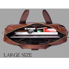 Men Genuine Leather Handbags Casual Leather Laptop Bags Male Business Travel Messenger Bags Men's Crossbody Shoulder Bag -  by LACHIOUR Store | Available at Handbags Specialist Headquarter