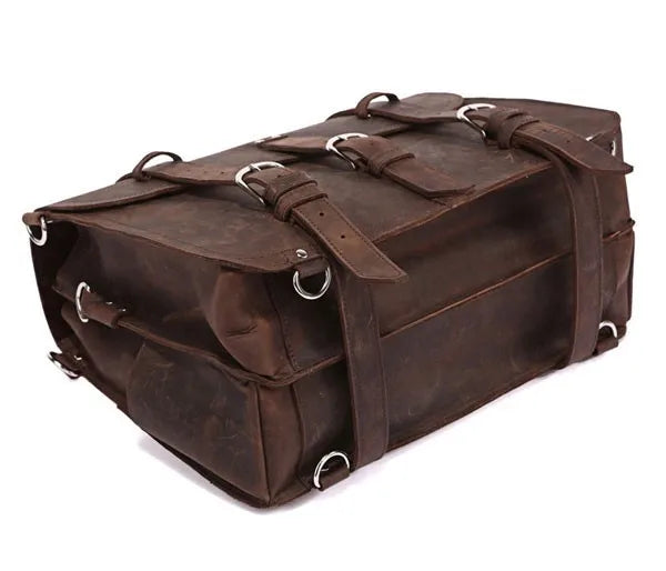 Vintage Crazy horse Genuine Leather Men Travel Bags Luggage Travel Bag Leather Men Duffle Bag Large Men Weekend Bag Overnight -  by eprolo | Available at Handbags Specialist Headquarter