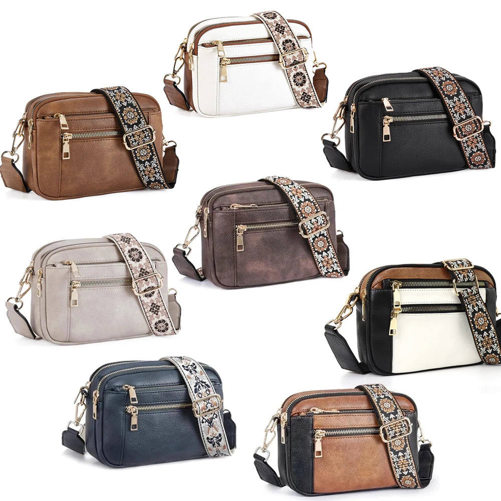 Trending Designer Women Leather Crossbody Shoulder Bag Ladies Elegant Messenger Cross Body Sling Bag for Girls - Crossbody Bag by Handbags Specialist Headquarter | Available at Handbags Specialist Headquarter