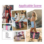 Hot Selling Women Handbags Ladies Perforated Carrying Sea Neoprene Beach Handbag Summer Neoprene Bags for Women - Handbags by Handbags Specialist Headquarter | Available at Handbags Specialist Headquarter