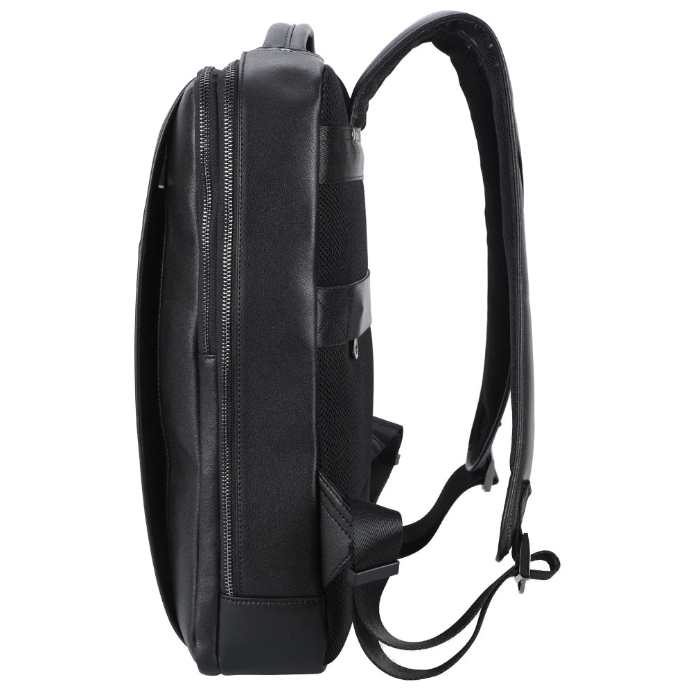 New Design Fashion Business Style Cowhide Computer Backpack Leather Stylish Laptop Bag High Quantity Leather Back Pack - Backpack Bags by Handbags Specialist Headquarter | Available at Handbags Specialist Headquarter