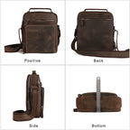 JOYIR New Genuine Leather Men Vintage Handbags Small Flap Men's Shoulder Bag Casual Office Messenger Bags Fashion Crossbody Bag -  by eprolo | Available at Handbags Specialist Headquarter