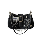 Y2K Stars Canvas Underarm Shoulder Bag