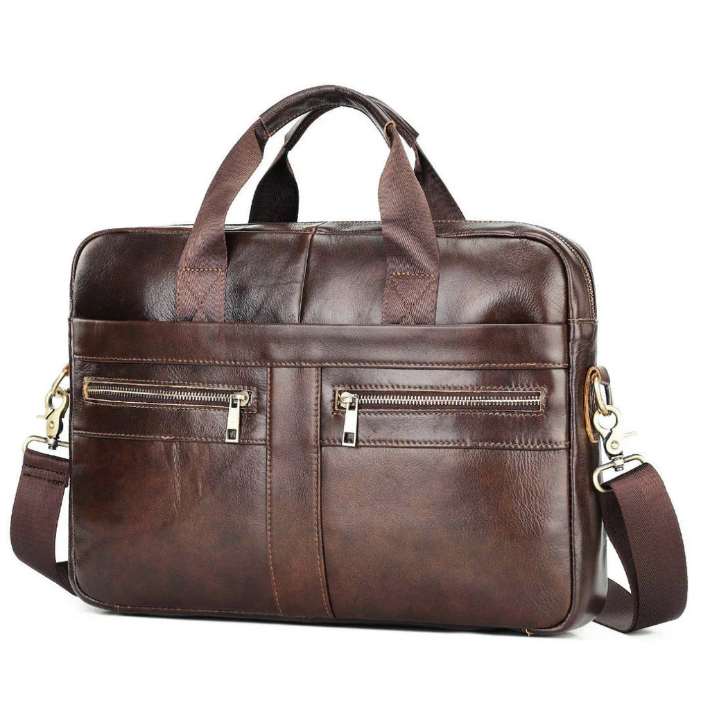 Men Genuine Leather Handbags Casual Leather Laptop Bags Male Business Travel Messenger Bags Men's Crossbody Shoulder Bag -  by LACHIOUR Store | Available at Handbags Specialist Headquarter