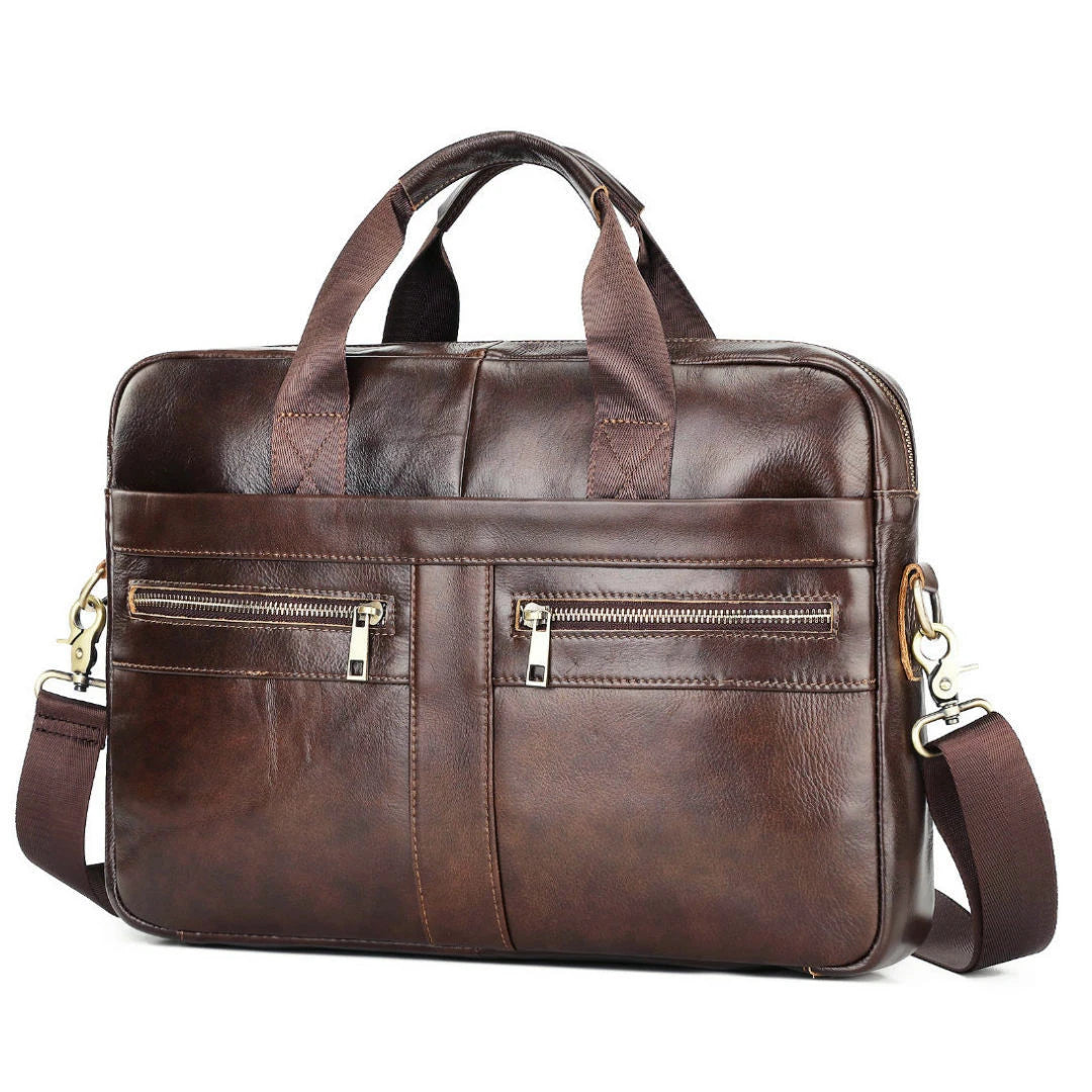 Men Genuine Leather Handbags Casual Leather Laptop Bags Male Business Travel Messenger Bags Men's Crossbody Shoulder Bag -  by LACHIOUR Store | Available at Handbags Specialist Headquarter