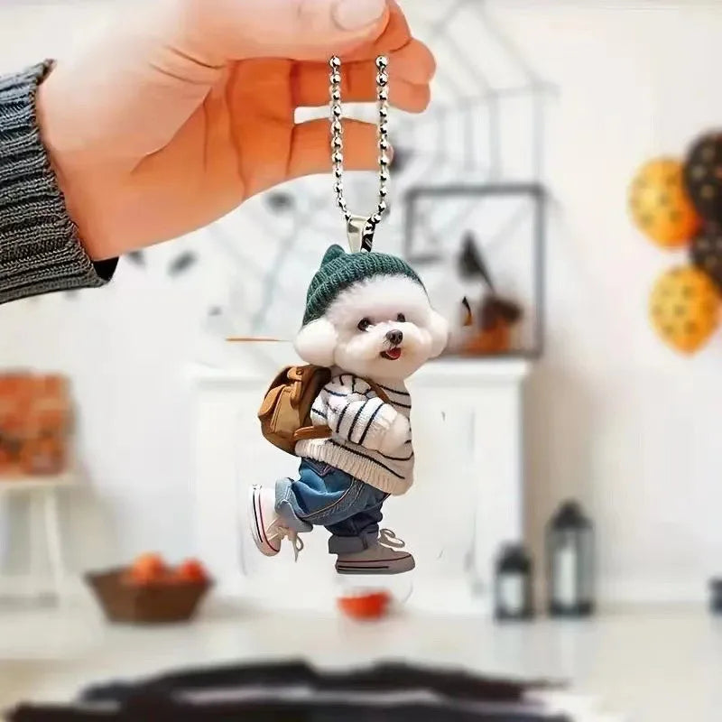 Creative Dog Backpack Keychain Pendant - Keychains by Shop1103836706 Store | Available at Handbags Specialist Headquarter
