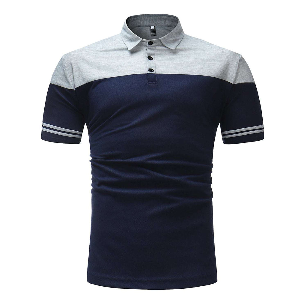 Men's Casual Striped Polo Shirt - Summer Style - Men's Polo shirt by Handbags Specialist Headquarter | Available at Handbags Specialist Headquarter