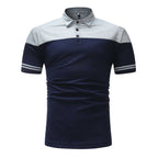 Men's Casual Striped Polo Shirt - Summer Style - Men's Polo shirt by Handbags Specialist Headquarter | Available at Handbags Specialist Headquarter
